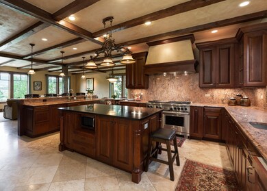 Gracious Kitchen with large sitting room
