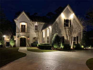 Goregous twilight front view of property.