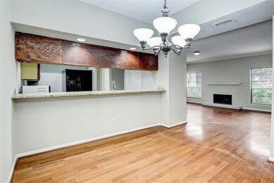 Another view of the dining room highlights its ide