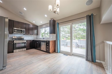 Remodeled kitchen with perfect space for breakfast nook.