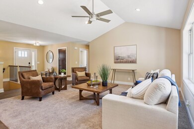 Spacious living room for entertaining