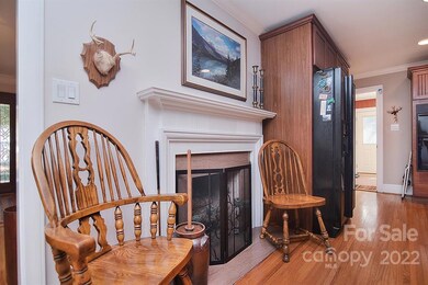 WB Fireplace in kitchen