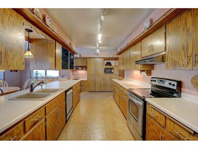 Lots of counter space with tons of cabinets