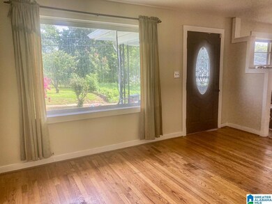 Large picture window with lots of natural light.  