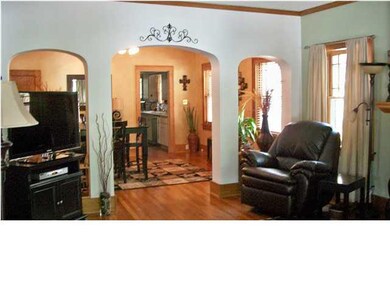 View from Living Room looking into Dining Room