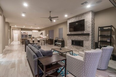 Great Room w:Linear Fireplace