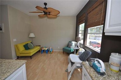 Family room space next to kitchen, also makes a gr