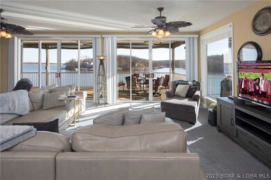 Multiple sliders in the living room give you easy