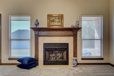 Gas fireplace! With a flip of a switch, you can co