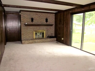 New Carpet, wood-burning fireplace