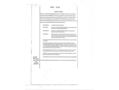 Other. Deed with Dimensions