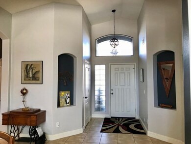 The view of the front door