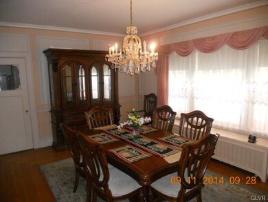 Dining Area with Chandelier