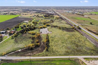 Aerial view with a rural view