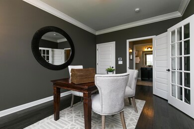 First Floor Bedroom with Closet and French Doors can also be used as a Study