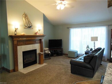 Gas fireplace in Living Rm