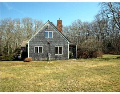 Exterior Back. This is a side yard view looking at
