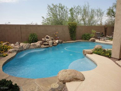 INVITING POOL w/rock feature