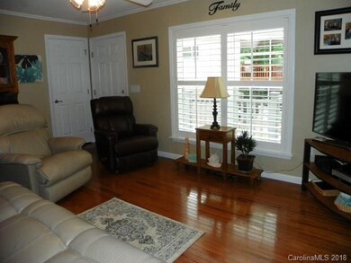 Living Room with lake view