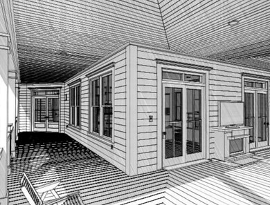 porch deck to front entry