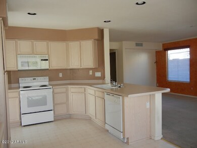 Kitchen open to family room