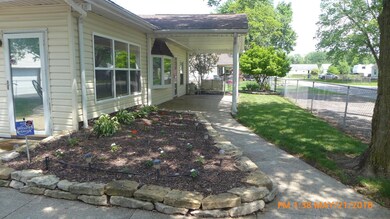 Covered Front Porch Area