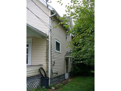 East side of home