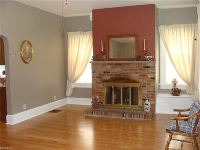 huge living room with fireplace