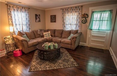 Living room at front of home