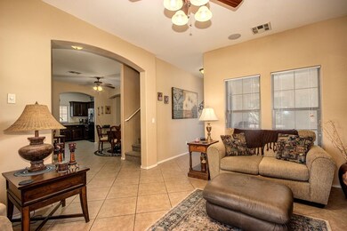 OPEN TO KITCHEN & DINING -LARGE TILED FA