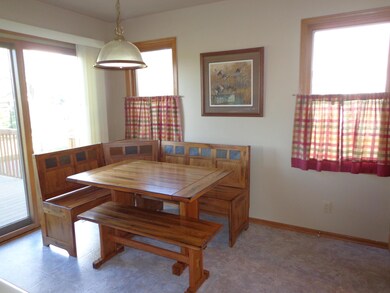 Informal dining area