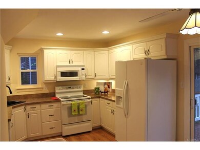 Just remodeled eat-in kitchen with fresh paint, up