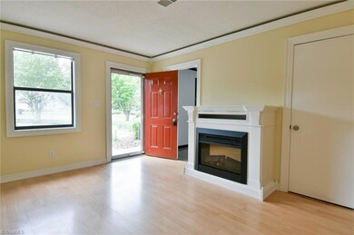 1620 Windsong living room w/ built in electric fireplace