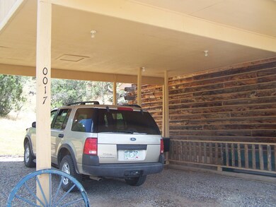 Carport attached to home