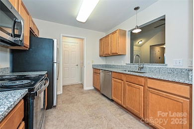 Kitchen with new Granite countertops.