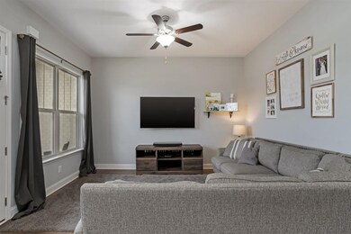 Open concept brilliant with living room open to dining and kitchen.  So light and bright!