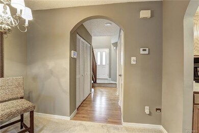 Architectural detail, rounded door ways