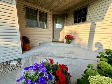 Private Front Porch Entrance