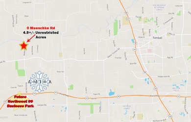 Map view showing the subject property located on M