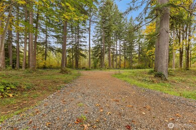 Driveway access to the building site.
