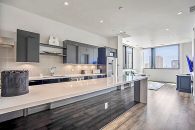 Large kitchen are with expansive countertops