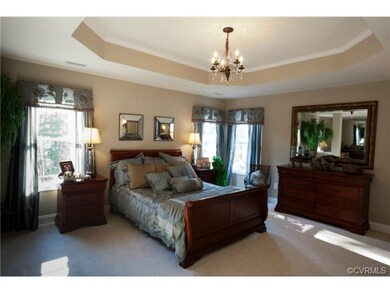Master Bedroom with Tray Ceiling