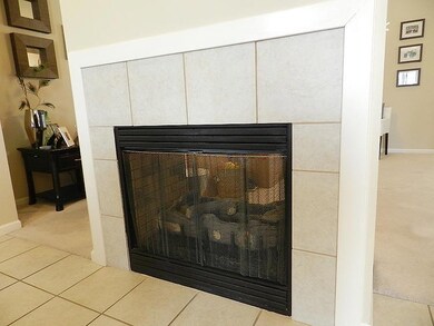 See through fireplace