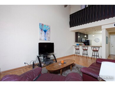 Living room open to kitchen