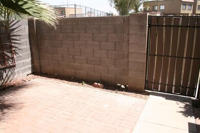 Patio and gate