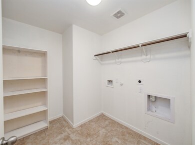 Huge laundry room.