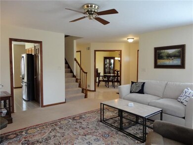 Another view from living room,  with openings to b
