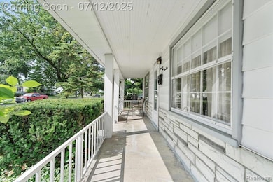 Large Covered Front Porch