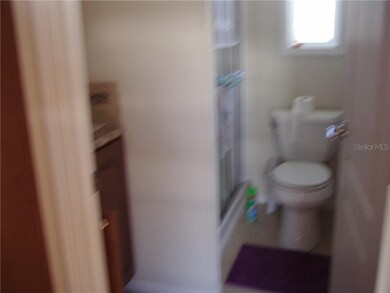 The Master bath has this handy shower stall..