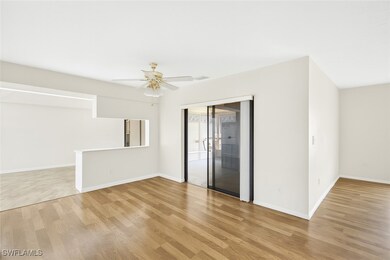 Unfurnished room featuring light wood-style floori